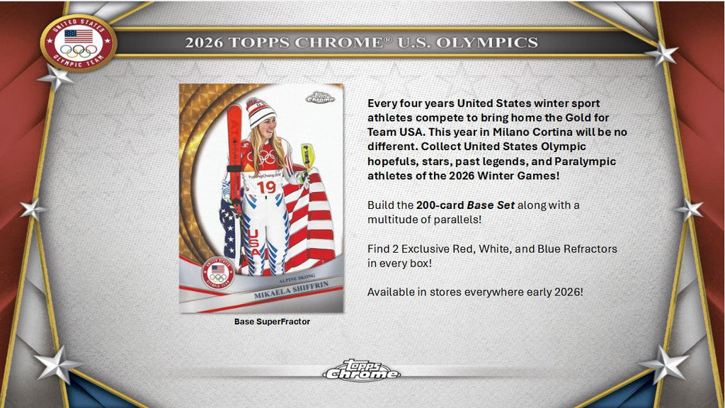 2026 Topps Chrome U.S. Olympics Hobby Box