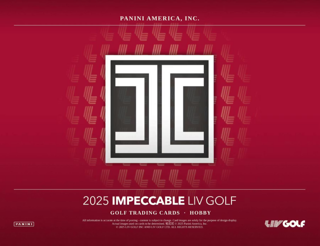 2025 Panini Impeccable LIV Golf Hobby Box Case