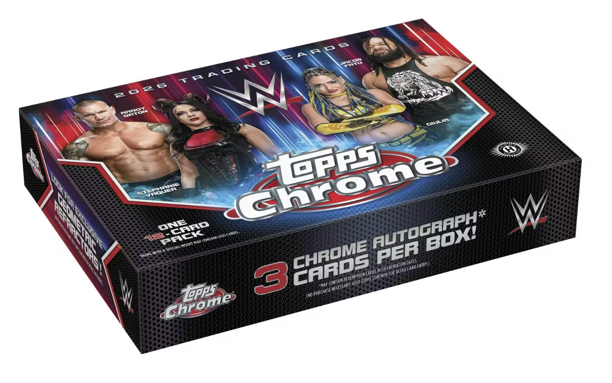 2026 Topps Chrome WWE Wrestling Delight Box