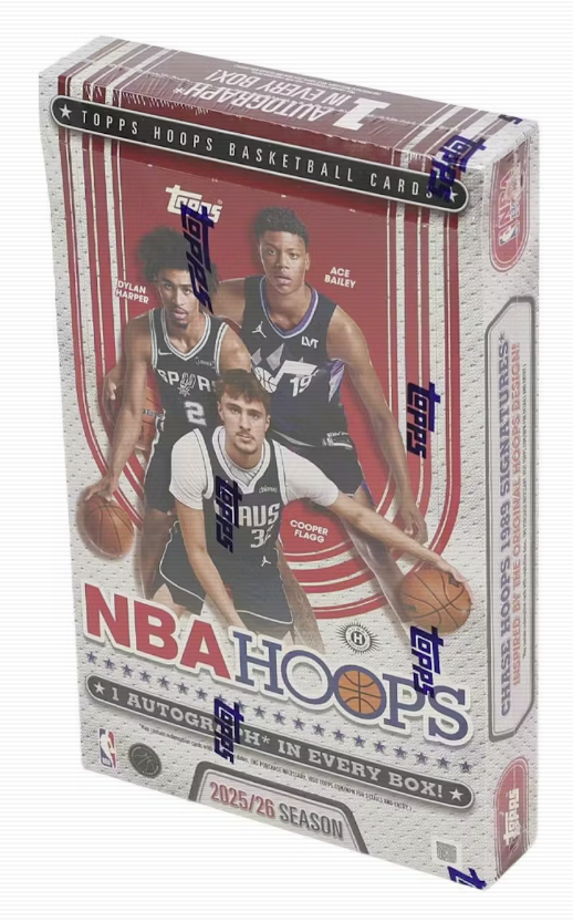 2025/26 Topps Hoops Basketball Hobby 12-Box Case (Presell)