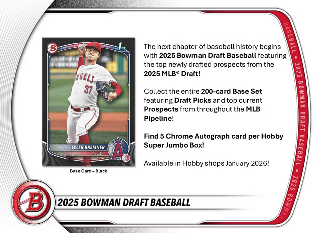 2025 Bowman Draft Baseball Super Jumbo Box