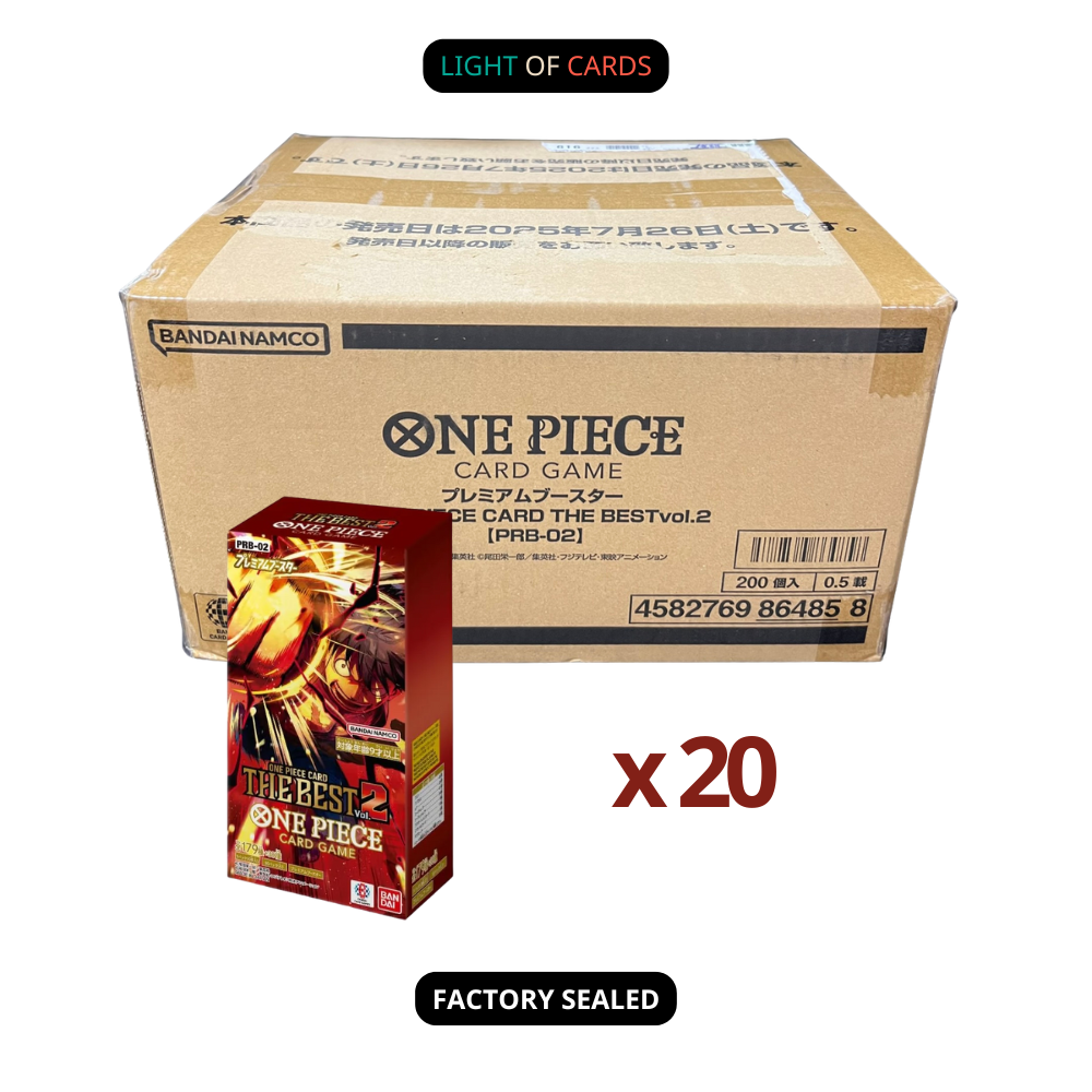 [Sealed case] One Piece｜PRB-02 Premium Booster: The Best Vol.2 - JP