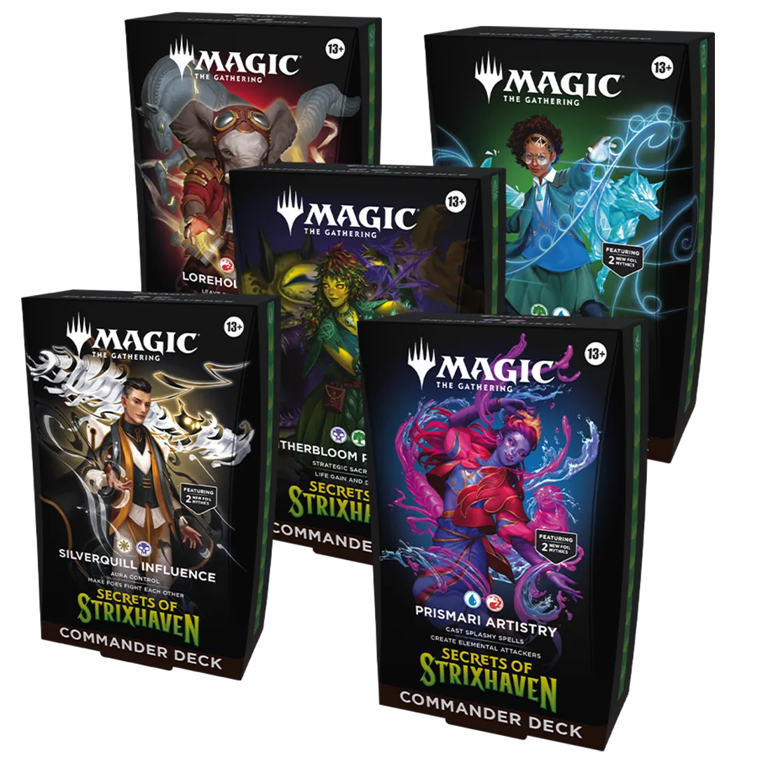 Magic: The Gathering - Secrets of Strixhaven Commander Decks [Set of 5]