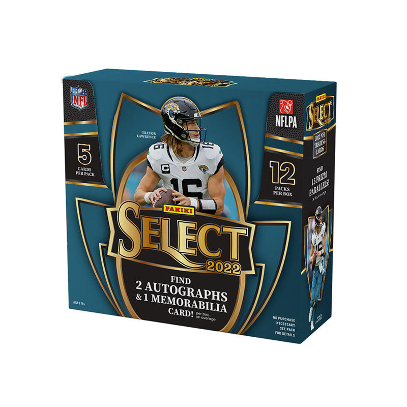 2022 Panini Select Football Hobby 12er Box Case