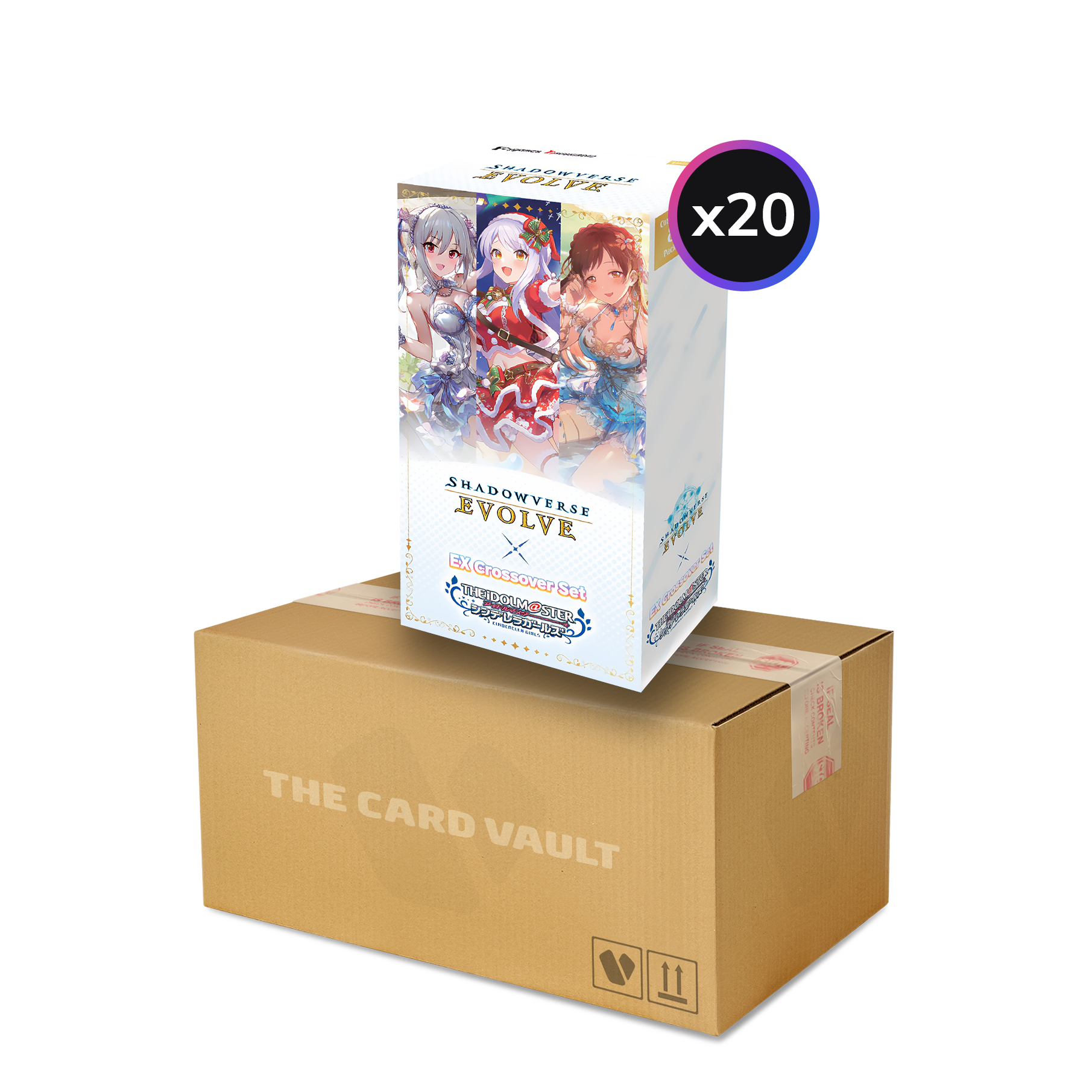 Shadowverse: Evolve - EX Crossover - The iDOLM@STER Cinderella Girls - Display Case (20x Booster Boxes)