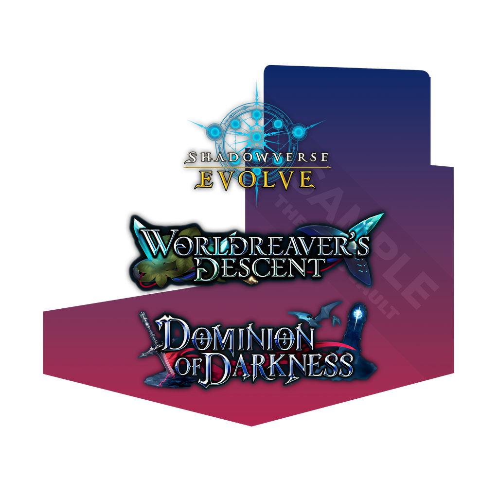 Shadowverse: Evolve - Combined Set 01 - Worldreavers Descent & Dominion of Darkness - Display Case (20x Booster Boxes)
