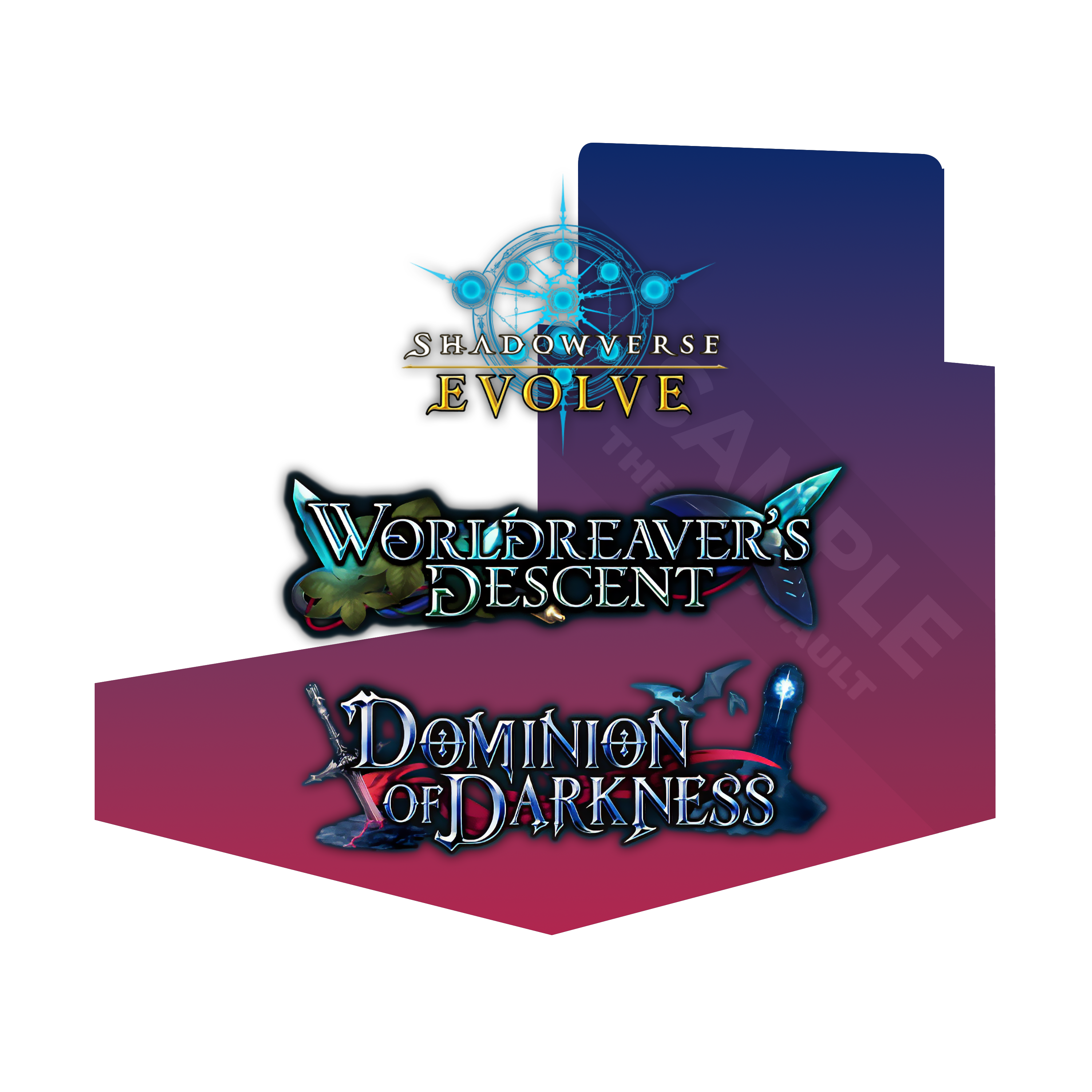Shadowverse: Evolve - Combined Set 01 - Worldreavers Descent & Dominion of Darkness - Display Case (20x Booster Boxes)