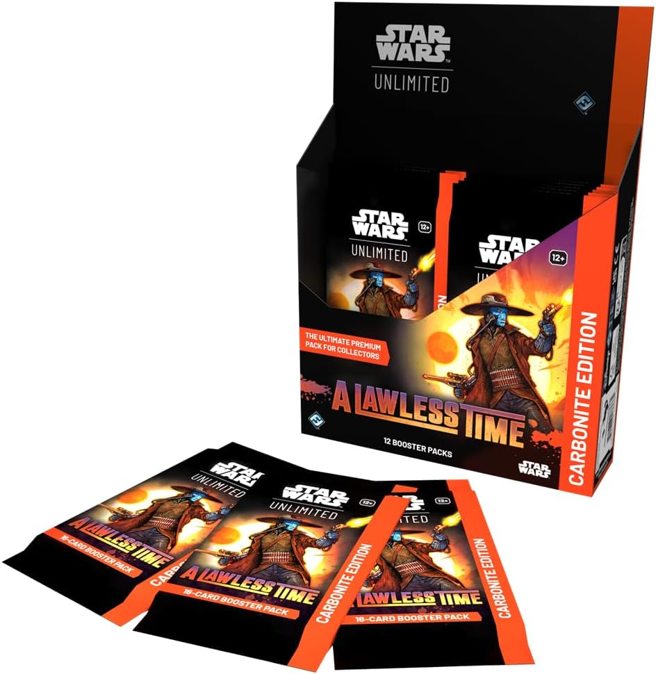 Star Wars Unlimited TCG: A Lawless Time Booster Box Carbonite Edition (12 Packs)