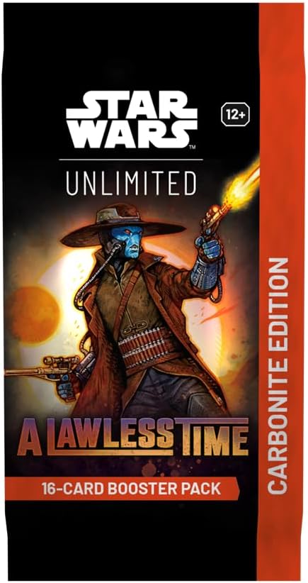 Star Wars Unlimited TCG: A Lawless Time Booster Box Carbonite Edition (12 Packs)