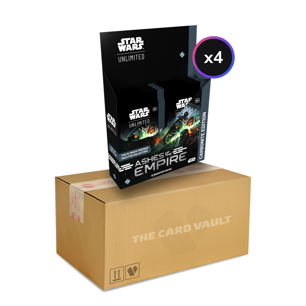 Star Wars: Unlimited - Ashes of the Empire - Carbonite Display Case (4x Booster Boxes)