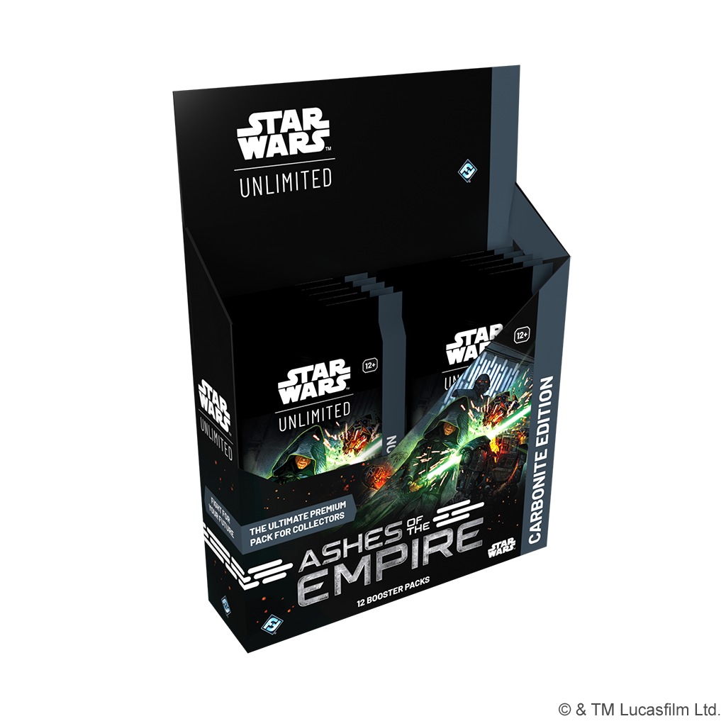 Star Wars: Unlimited - Ashes of the Empire - Carbonite Display Case (4x Booster Boxes)