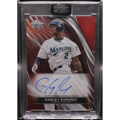 2024 Topps Chrome Black CBA-HR Hanley Ramirez Auto Red