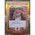 2023-24 Panini Donruss Optic Basketball - Jordan Poole ESS-PLE - Elite Series Auto Gold /10