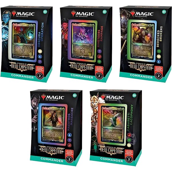 Streets of New Capenna Commander Decks [Set of 5]
