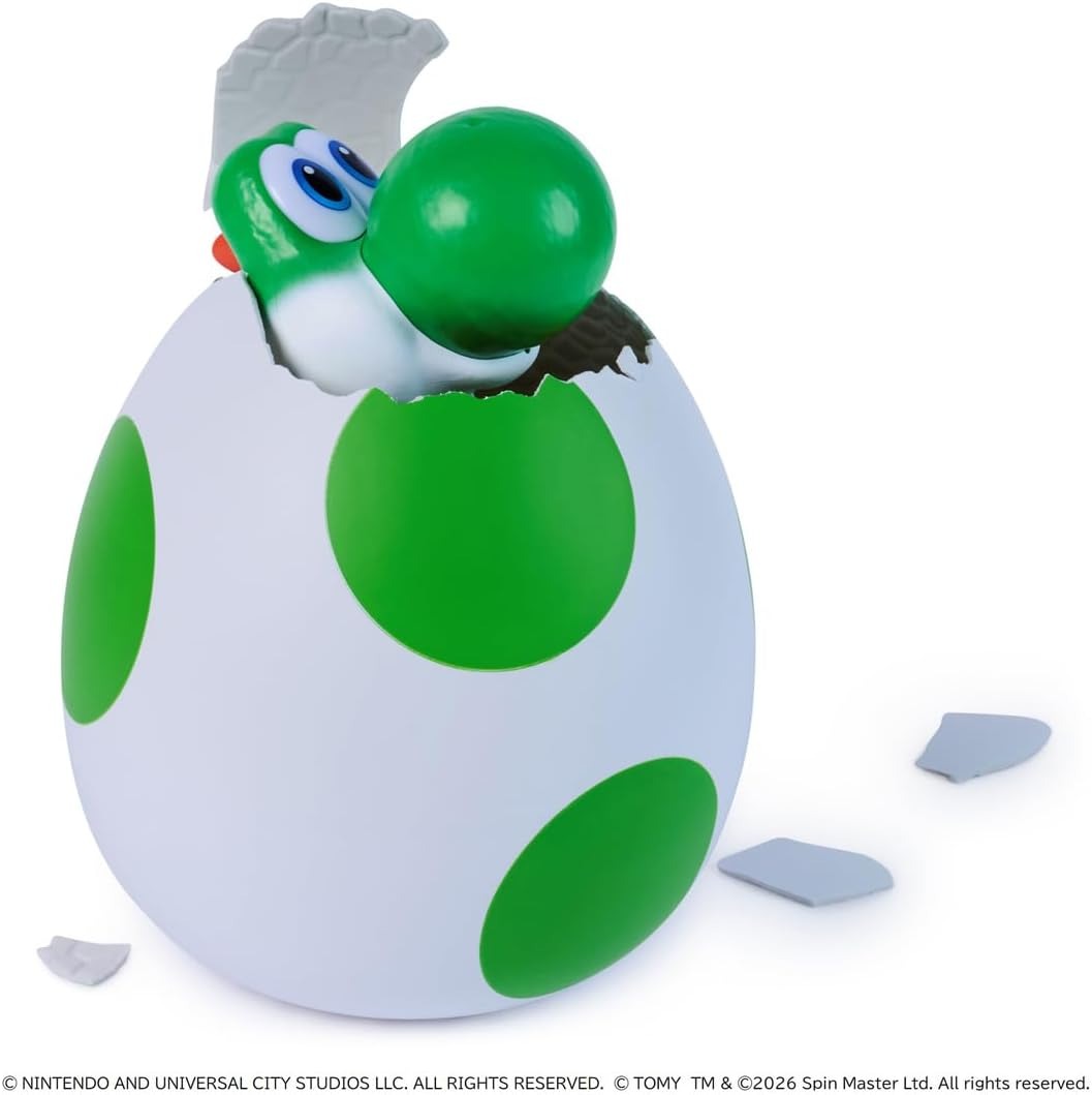 Super Mario Galaxy Movie: Interactive Hatchin Yoshi Figure