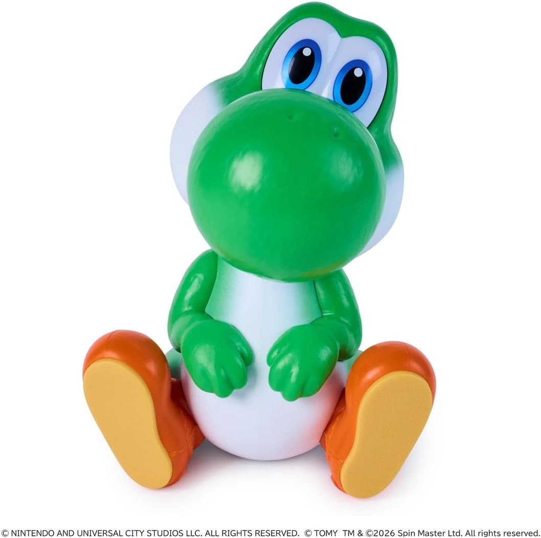 Super Mario Galaxy Movie: Interactive Hatchin Yoshi Figure