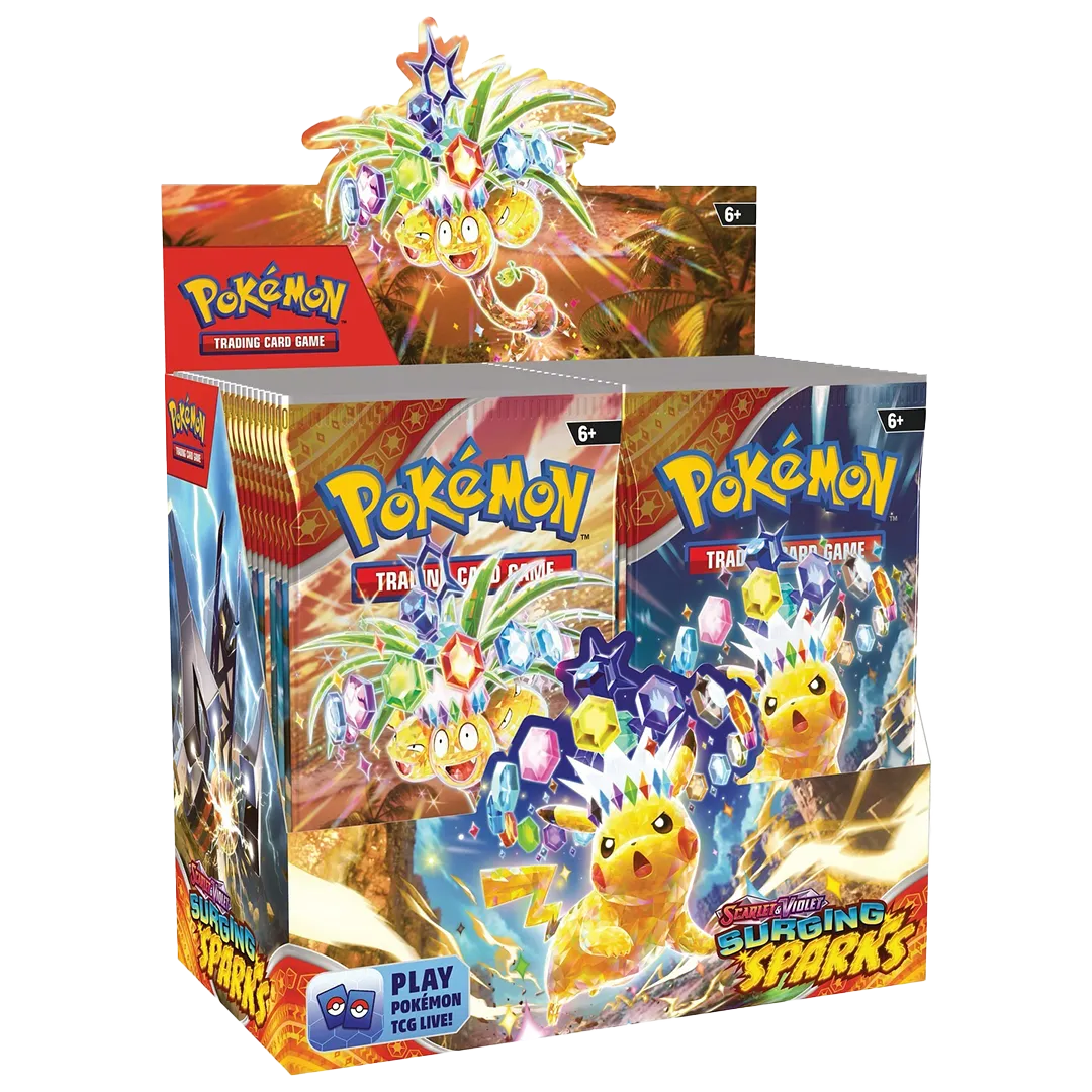 Scarlet & Violet: Surging Sparks - Booster Box Display
