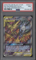 Moltres Zapdos Articuno GX Pokemon Hidden Fates ETB Full Art #SM210 PSA 9