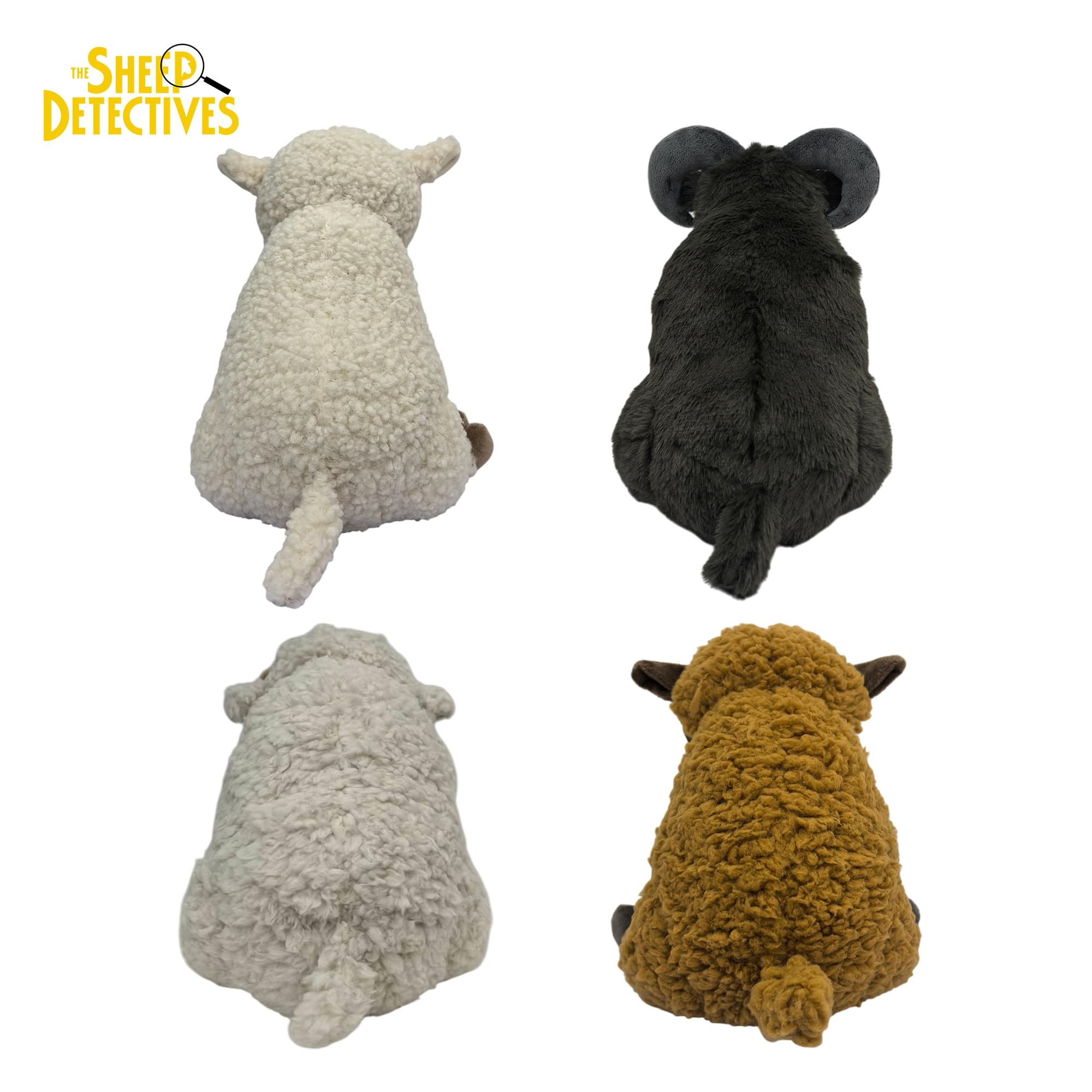 The Sheep Detectives Characters 7-Inch Collector Plush | Set Of 4
