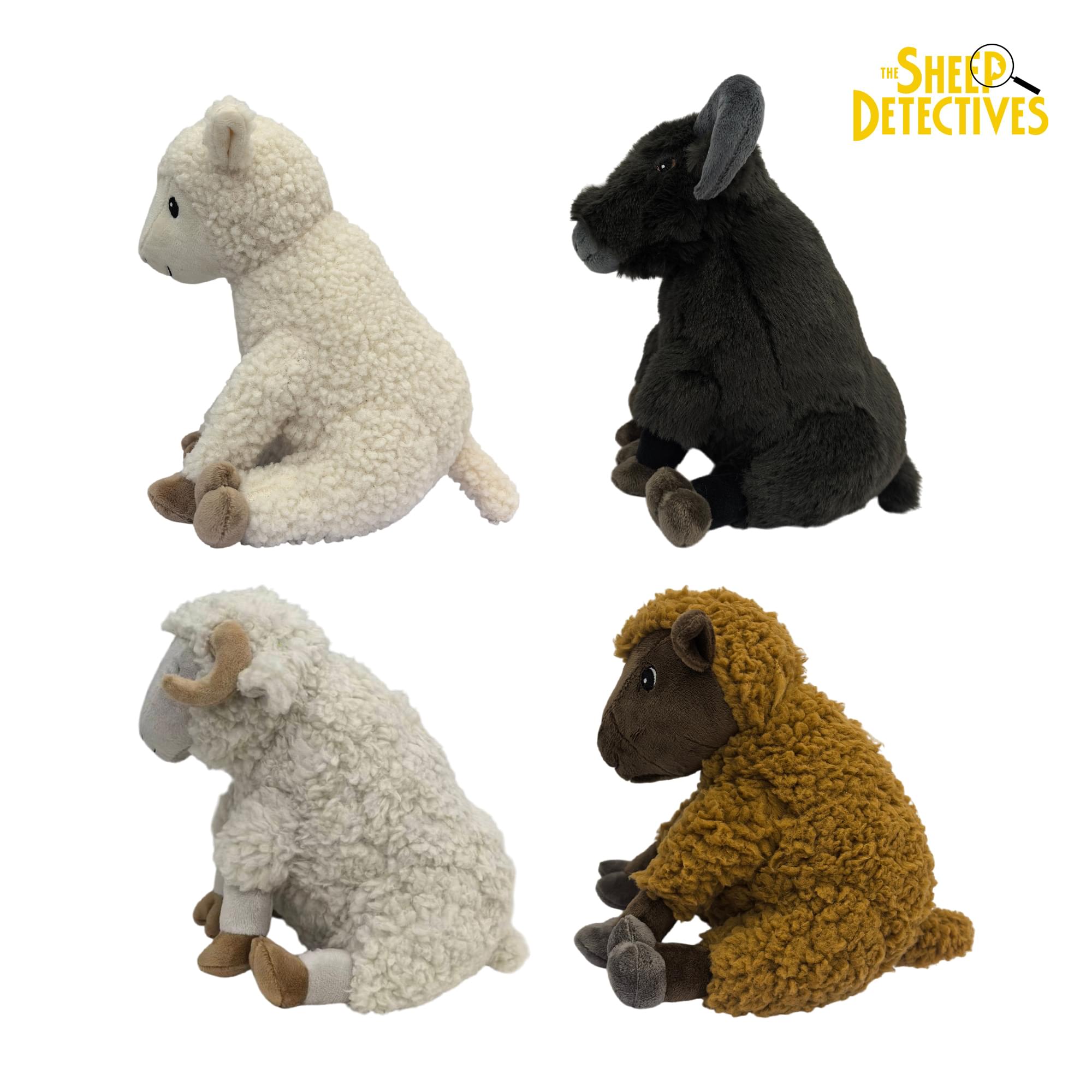 The Sheep Detectives Characters 7-Inch Collector Plush | Set Of 4