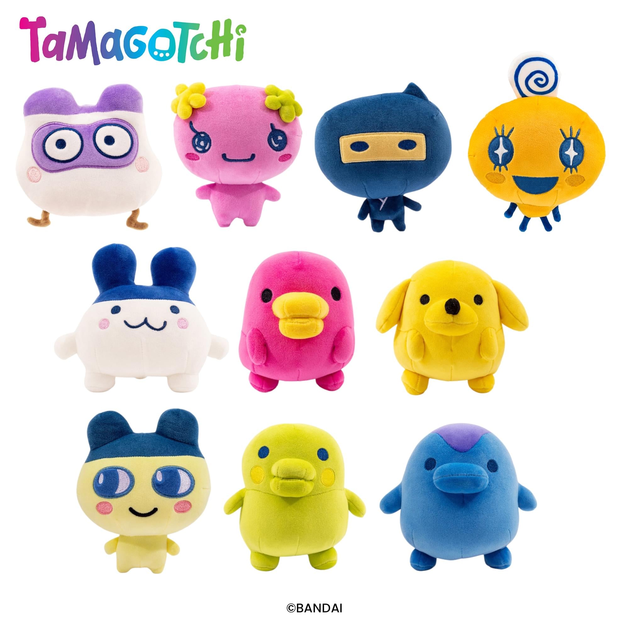 Tamagotchi Characters 6-Inch Plush Assortment Case Of 20
