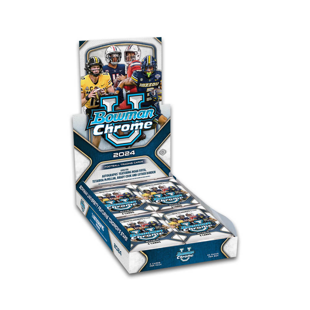 2024 Bowman Chrome University Football Hobby Box