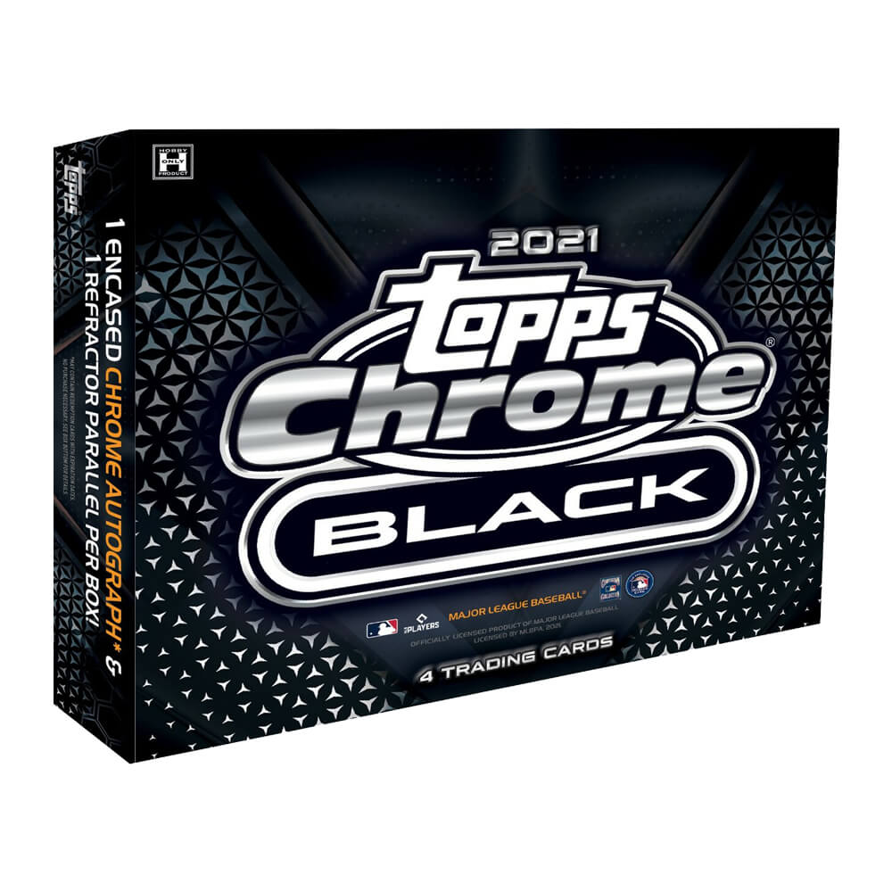 2021 Topps Chrome Black Baseball Hobby Box