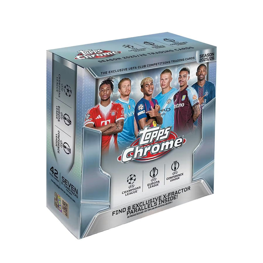 2026 TOPPS UCC CHROME SOCCER MEGA BOX