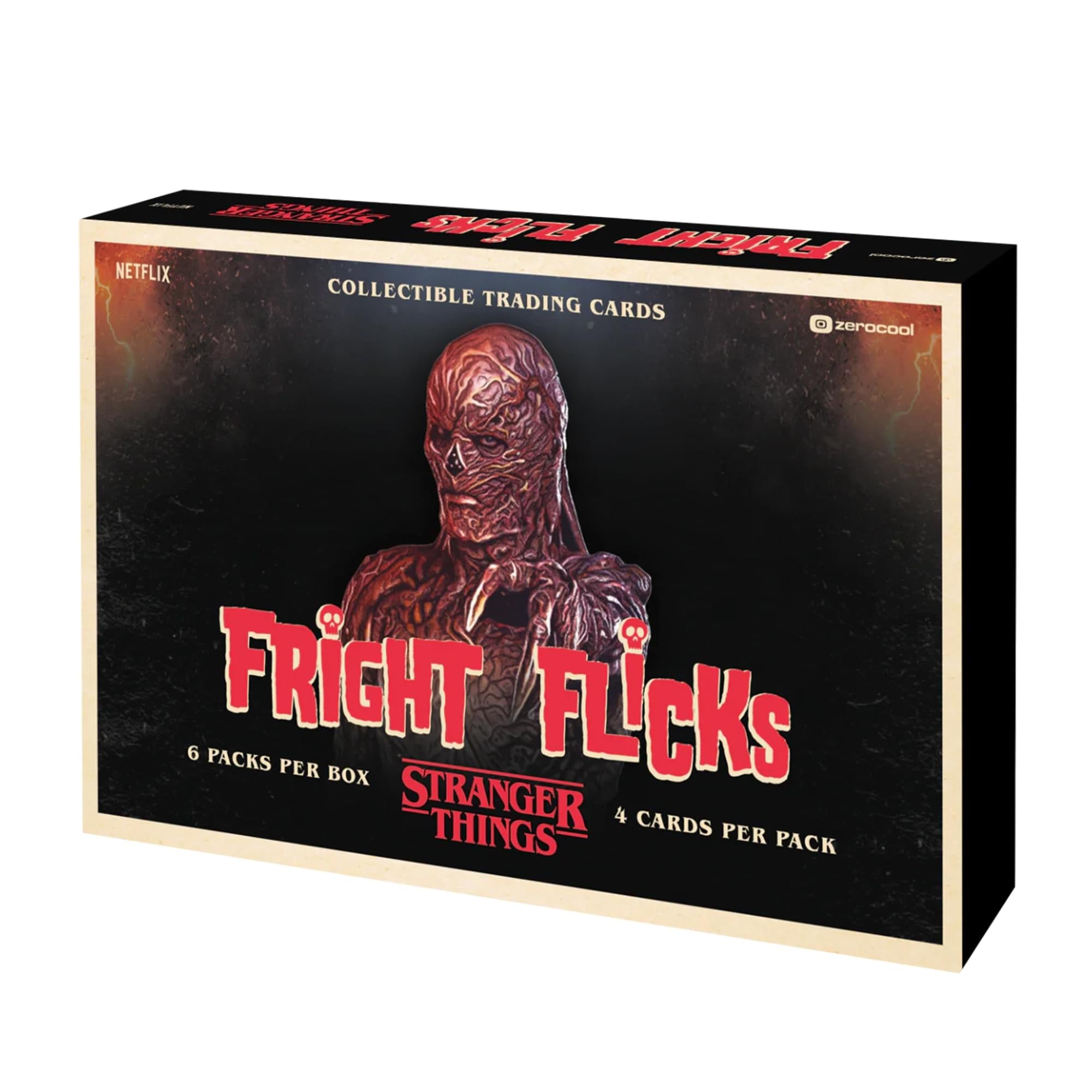 Stranger Things 2023 Topps Fright Flicks Trading Card Box | 6 Packs
