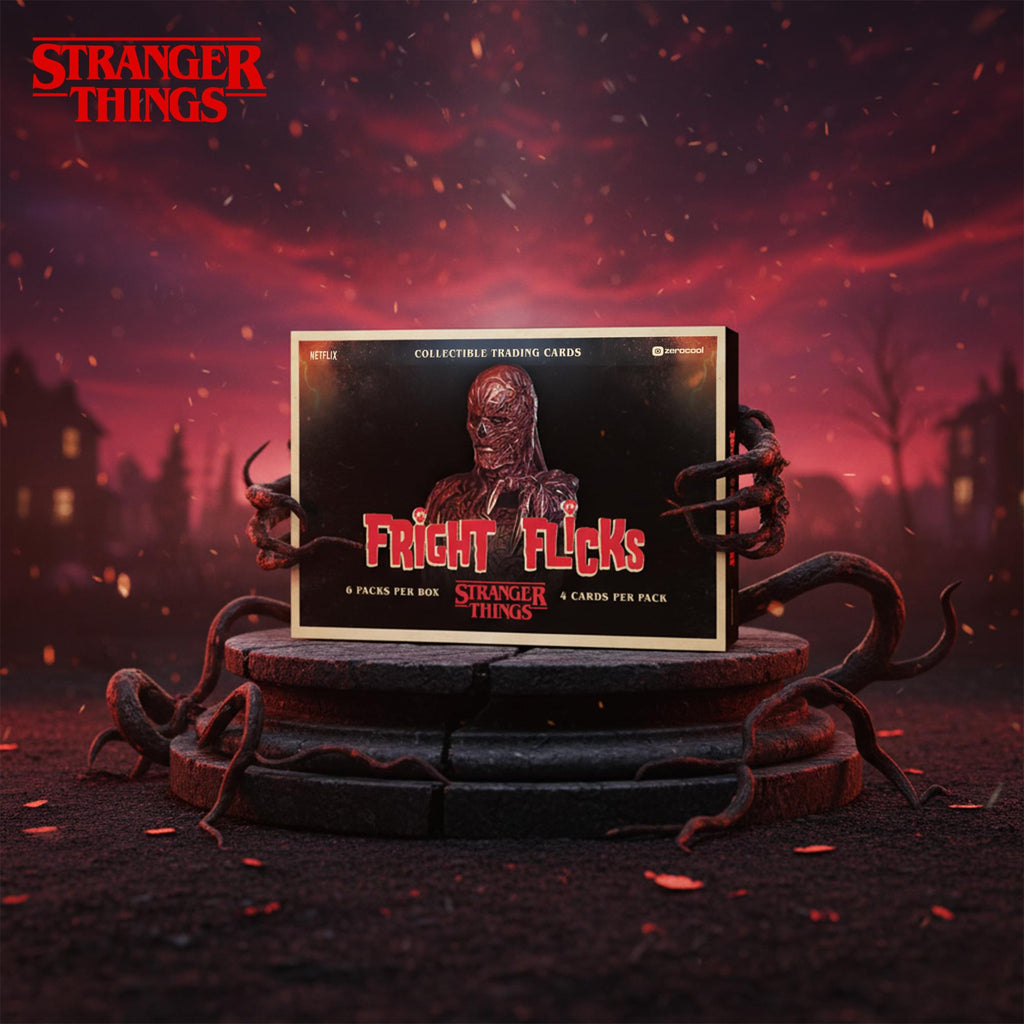 Stranger Things 2023 Topps Fright Flicks Trading Card Box | 6 Packs