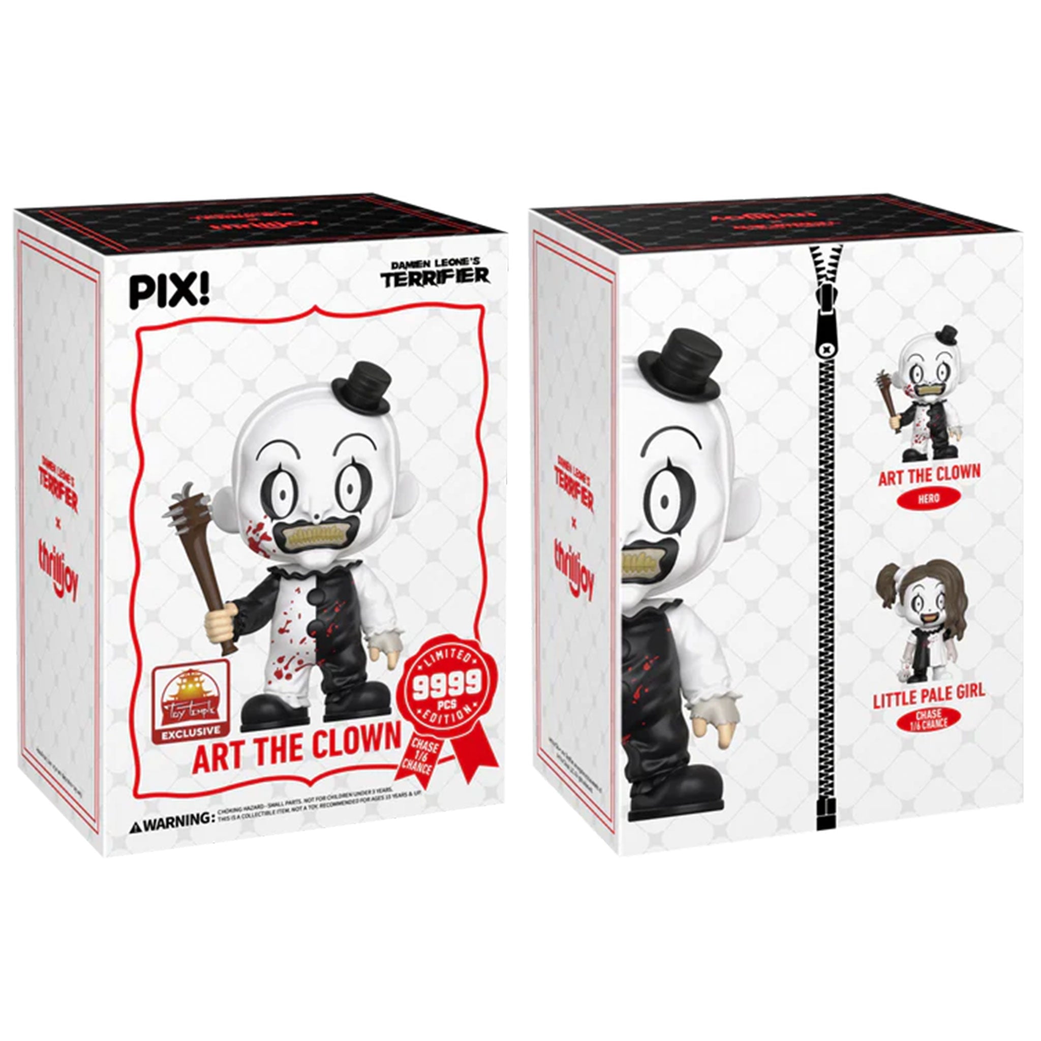 Thrilljoy PIX! Terrifier Art (Spiked Bat) LE 9999 [Toy Temple Exclusive] (Sealed Case of 24)