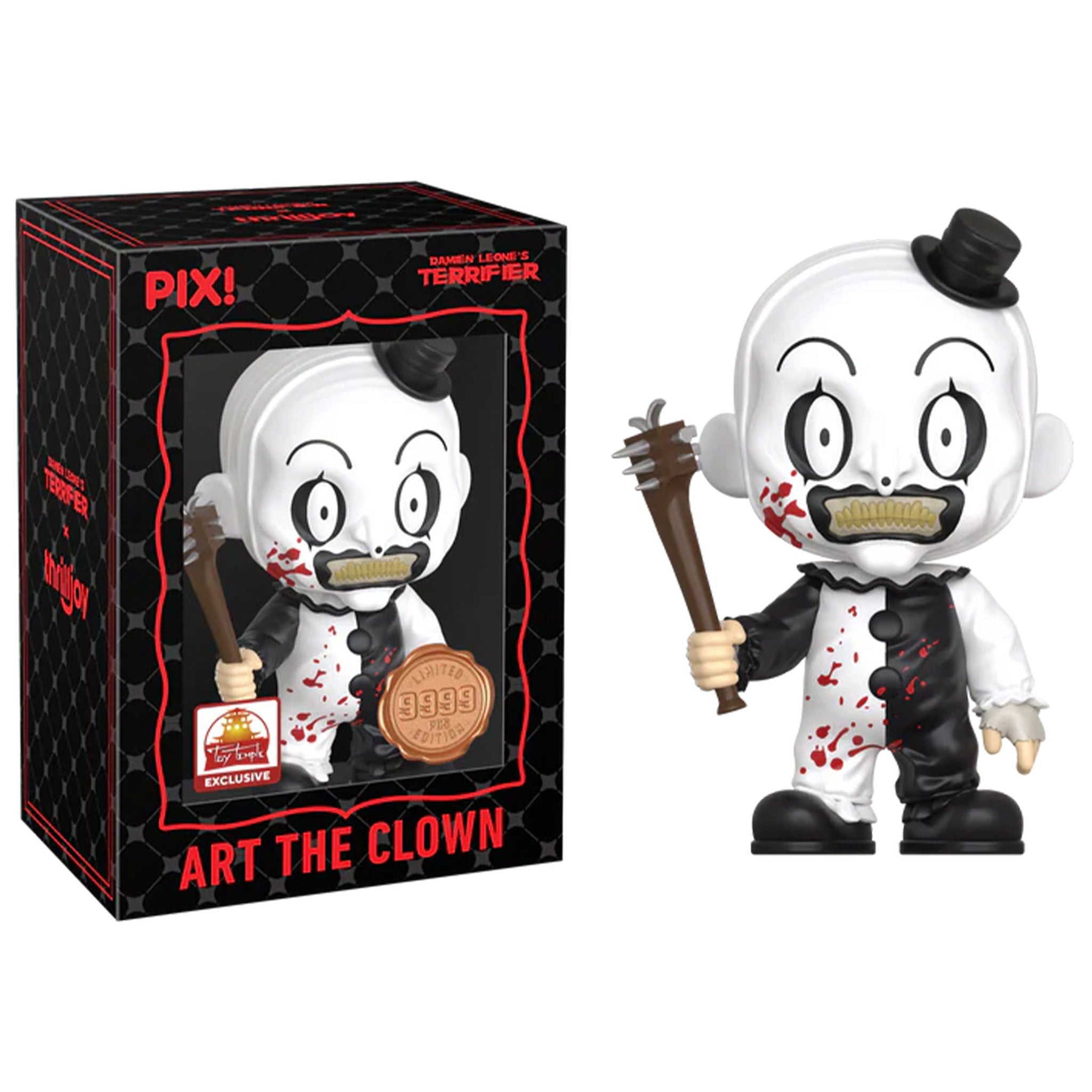 Thrilljoy PIX! Terrifier Art (Spiked Bat) LE 9999 [Toy Temple Exclusive] (Sealed Case of 24)