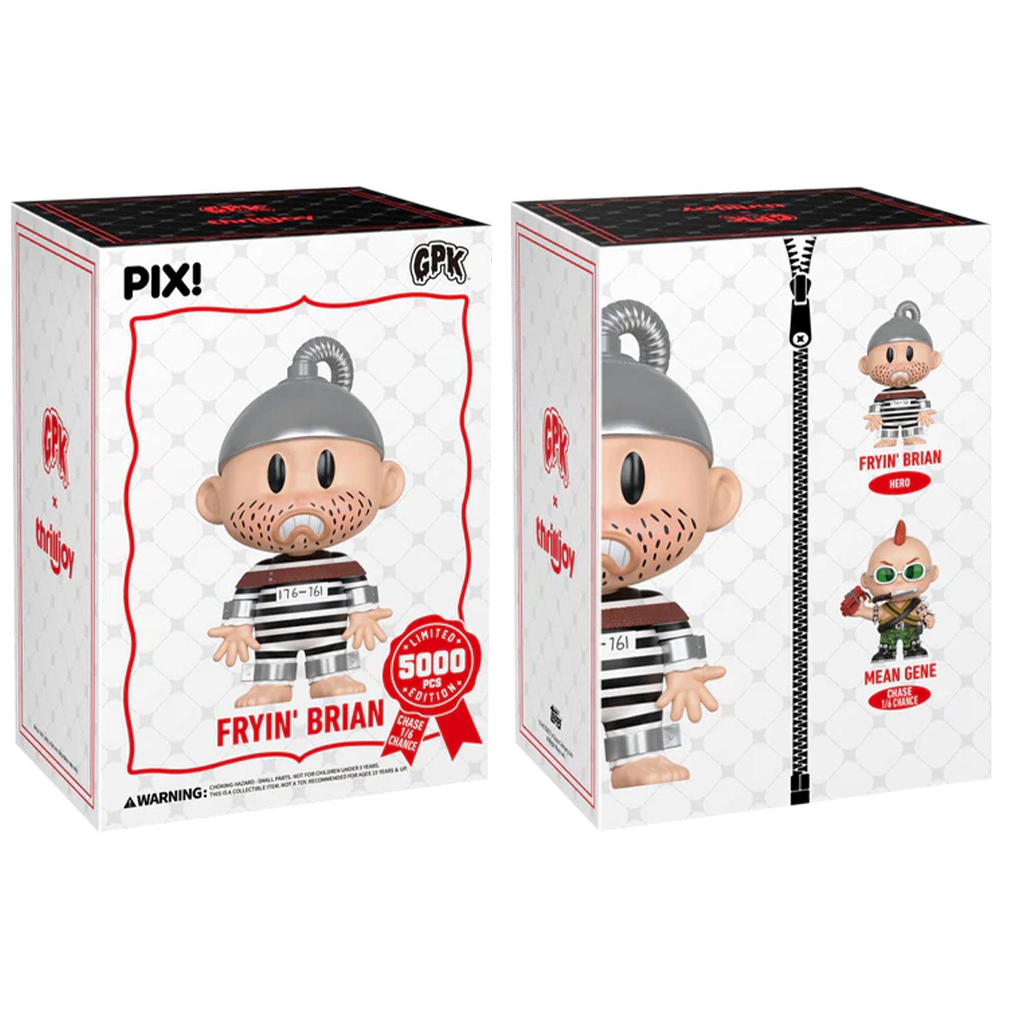 Thrilljoy PIX! Fryin Brian Garbage Pail Kids LE 5000 (Sealed Case of 24)