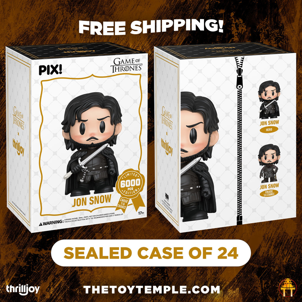 Thrilljoy PIX! Jon Snow Game of Thrones LE 6000 (Sealed Case of 24)