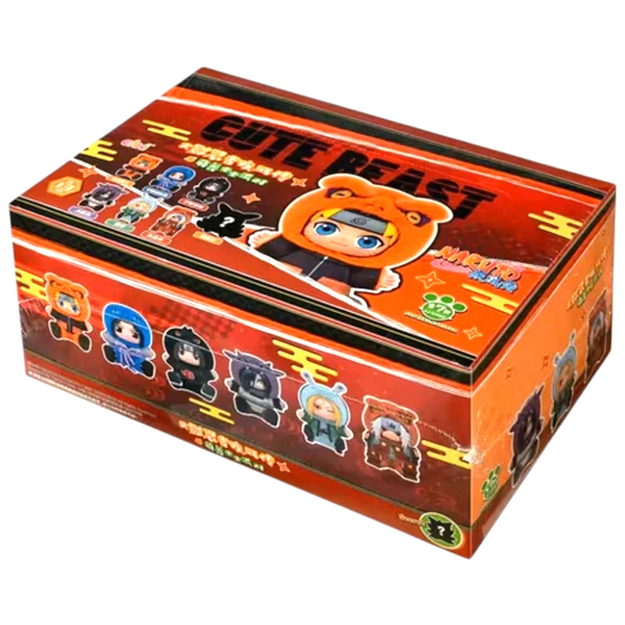 TOP TOY: Naruto Cute Beast Sitting Party Series Blind Box Plush Hangers (Sealed Case of 6)