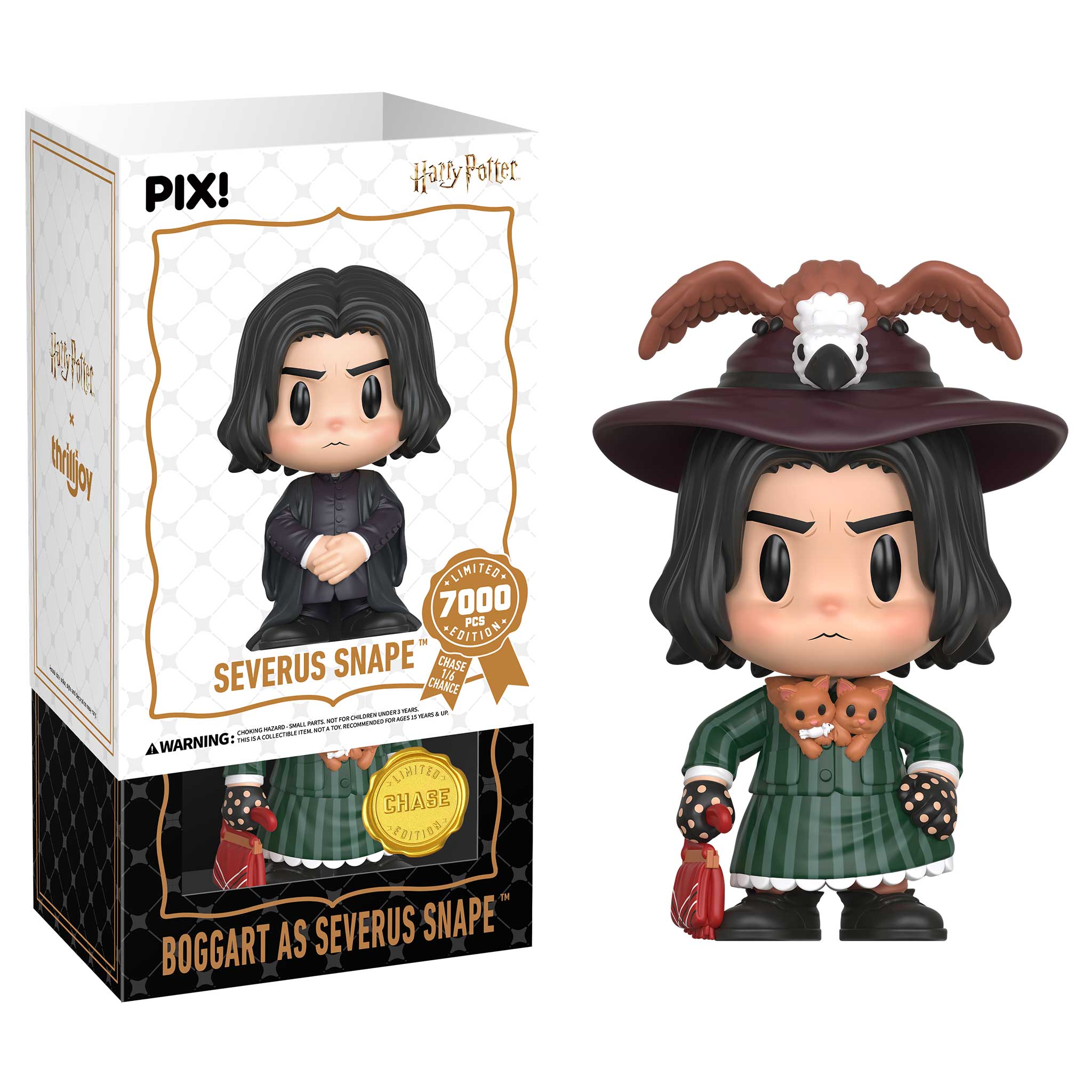 Thrilljoy PIX! Severus Snape Harry Potter LE 7000 (Sealed Case of 24)