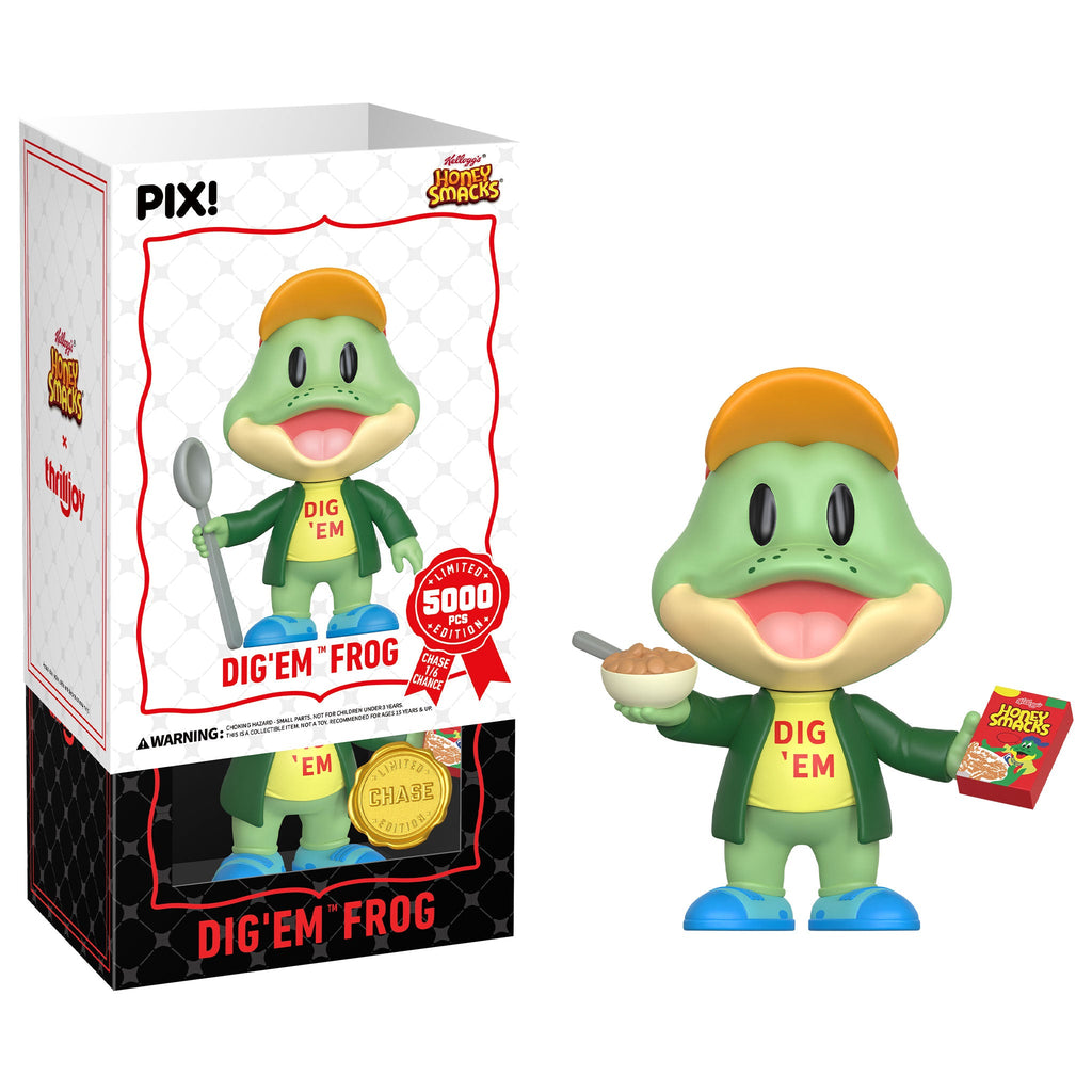 Thrilljoy PIX! Dig'Em Frog Honey Smacks LE 5000 (Sealed Case of 24)