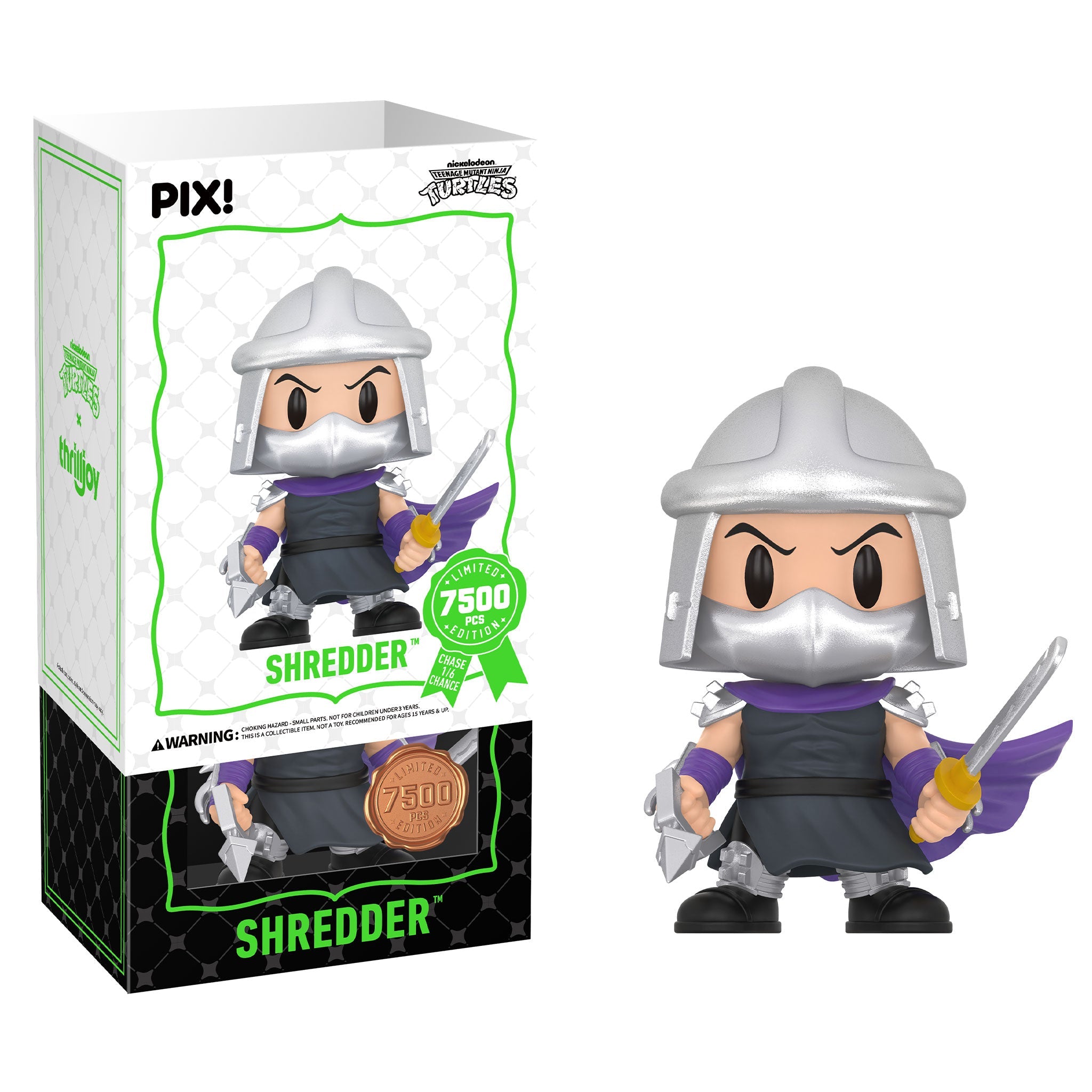 Thrilljoy PIX! Shredder Teenage Mutant Ninja Turtles LE 7500 (Sealed Case of 24)