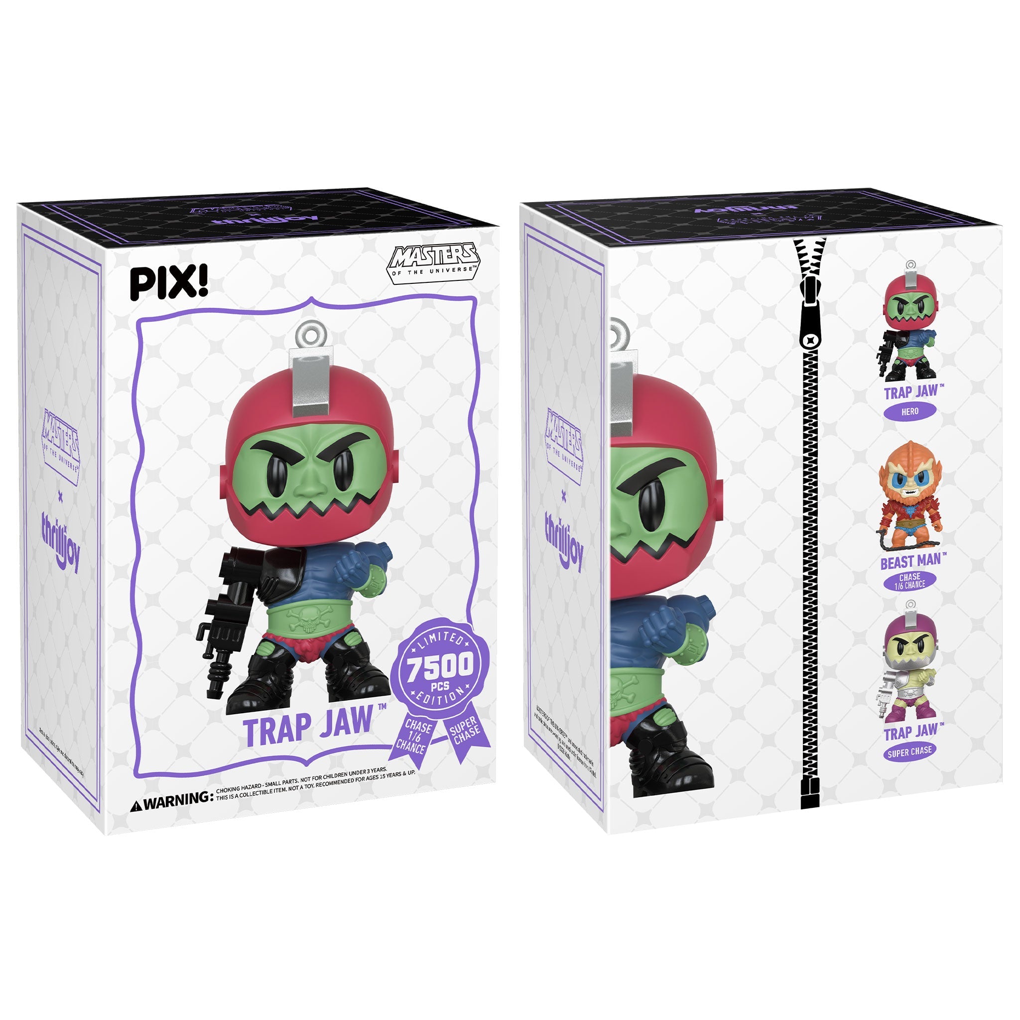 Thrilljoy PIX! Trap Jaw Masters of the Universe LE 7500 (Sealed Case of 24)