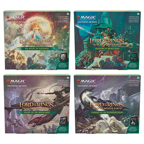 The Lord of the Rings Tales of Middle-earth Special Edition Scene Boxes [Set of 4]