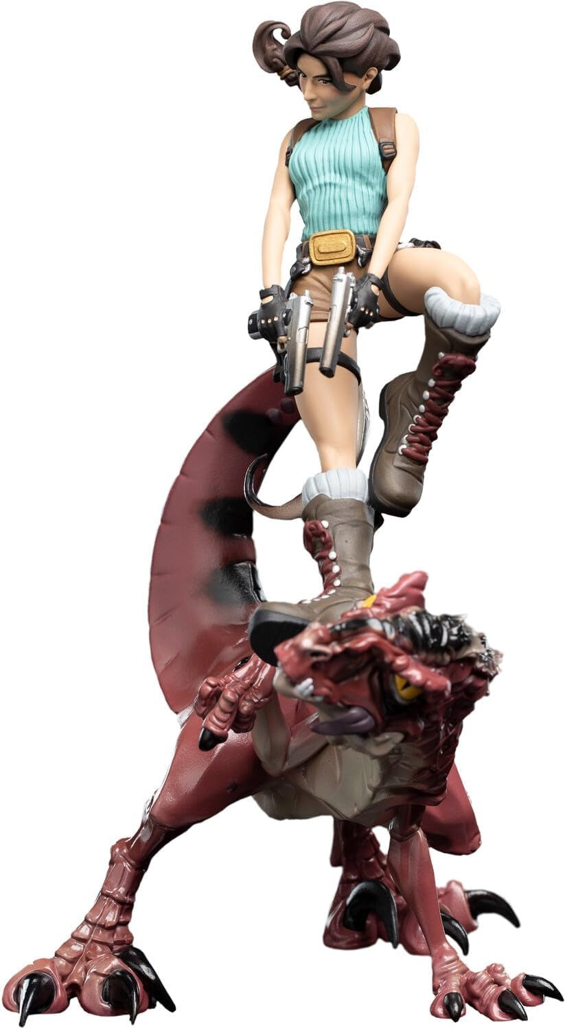 Tomb Raider: Lara Croft with Raptor Mini Epics Vinyl Figure