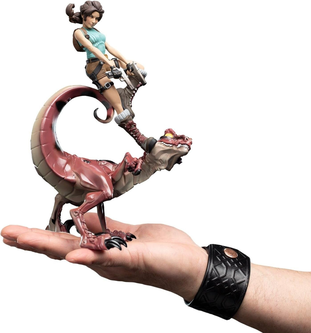 Tomb Raider: Lara Croft with Raptor Mini Epics Vinyl Figure