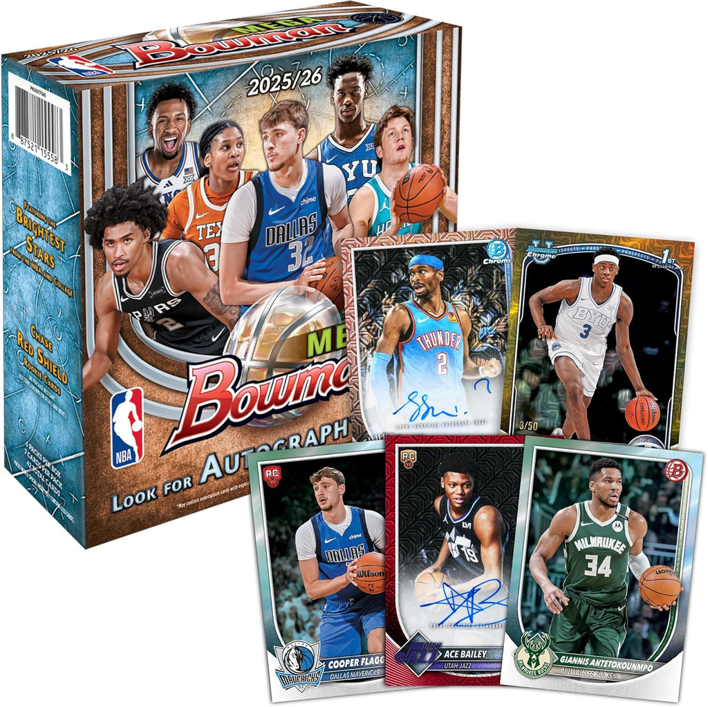 2025-26 Bowman Basketball - Mega Box (6 Packs)