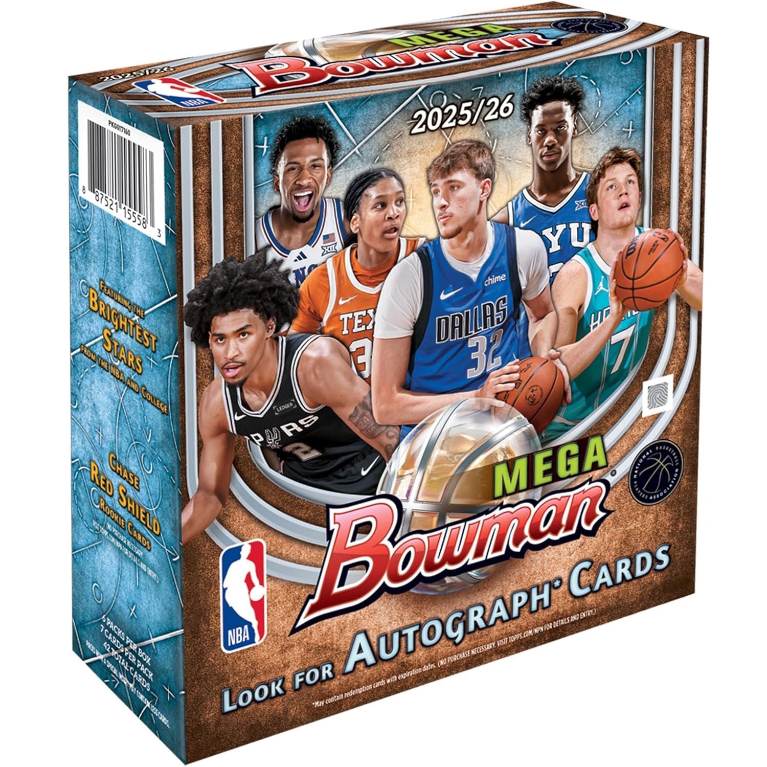 2025-26 Bowman Basketball - Mega Box (6 Packs)
