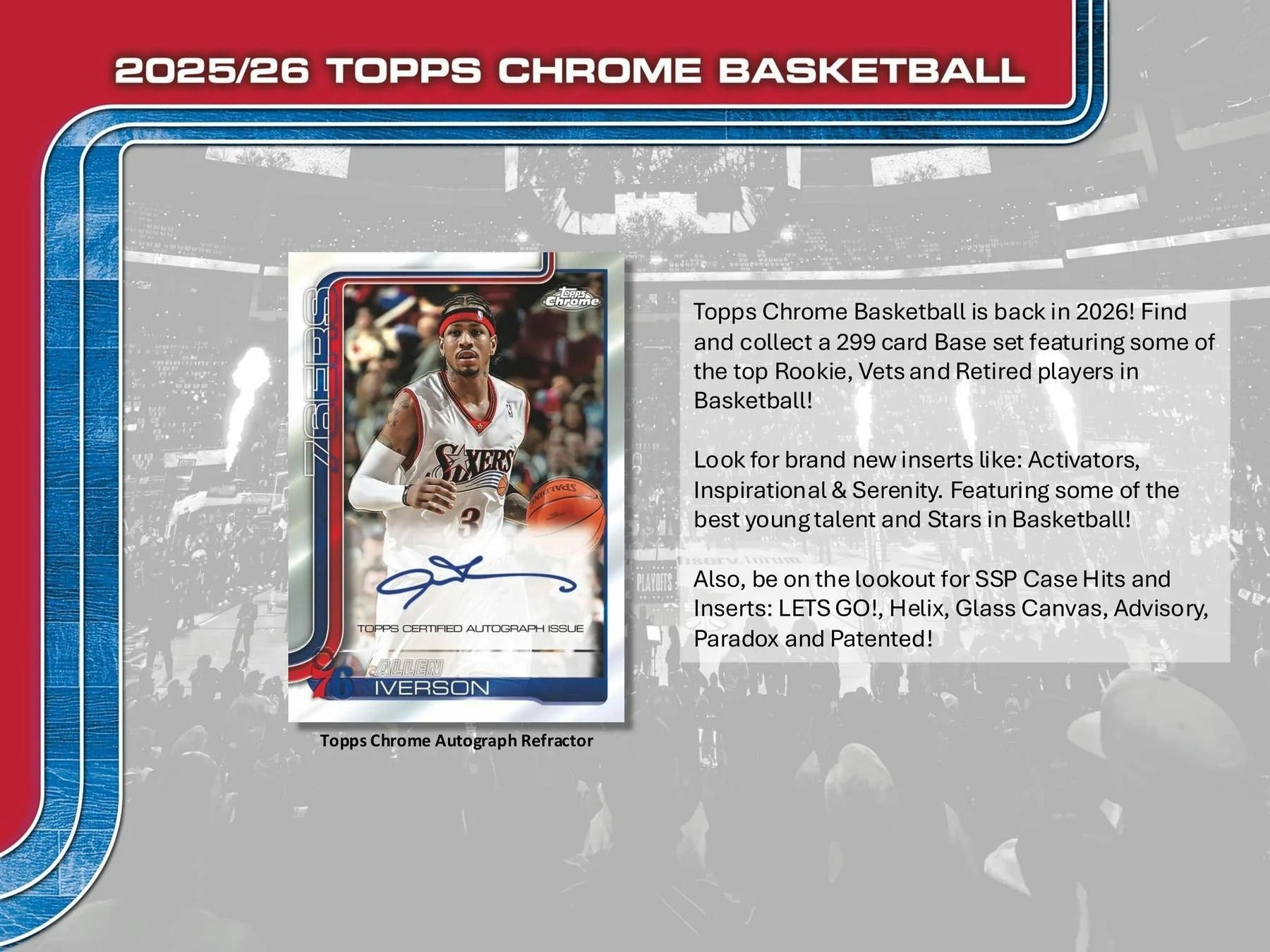 2025-26 Topps Chrome Basketball Mega Box - 7 Packs