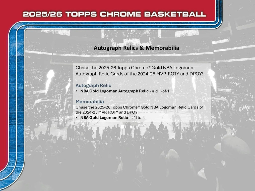 2025-26 Topps Chrome Basketball Mega Box - 7 Packs
