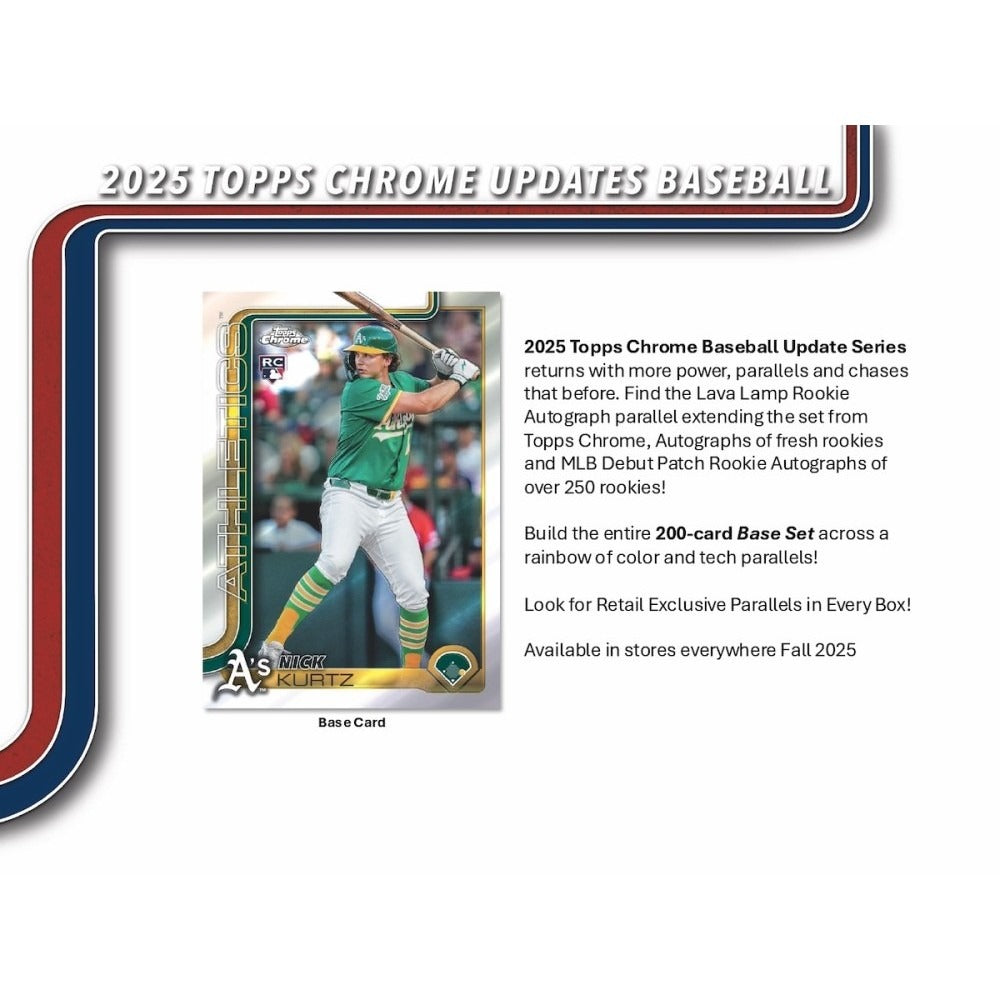 Topps Chrome Update Series Baseball 2025: Mega Box - 7 Packs