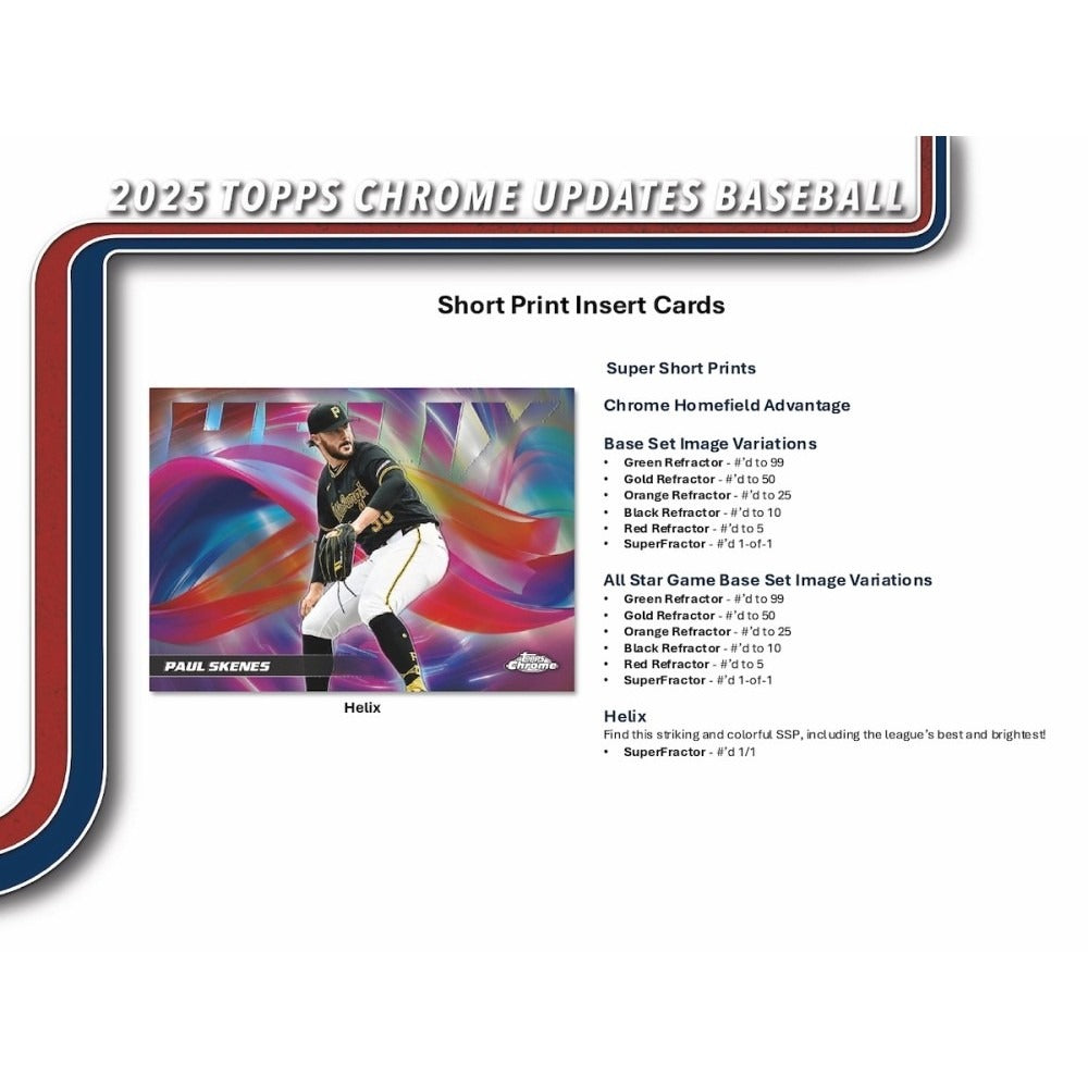 Topps Chrome Update Series Baseball 2025: Mega Box - 7 Packs