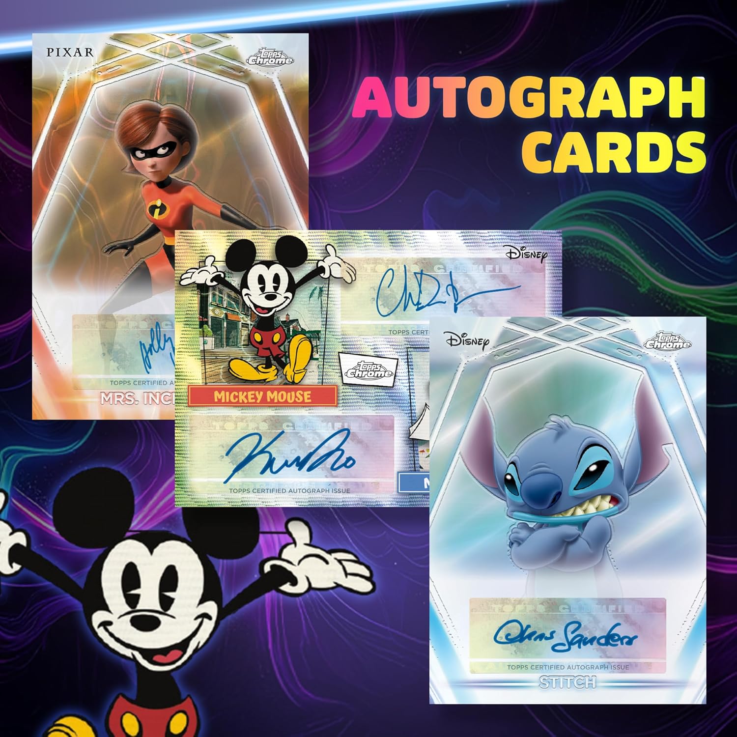 2026 Topps Neon Disney - Mega Box (50 Cards)