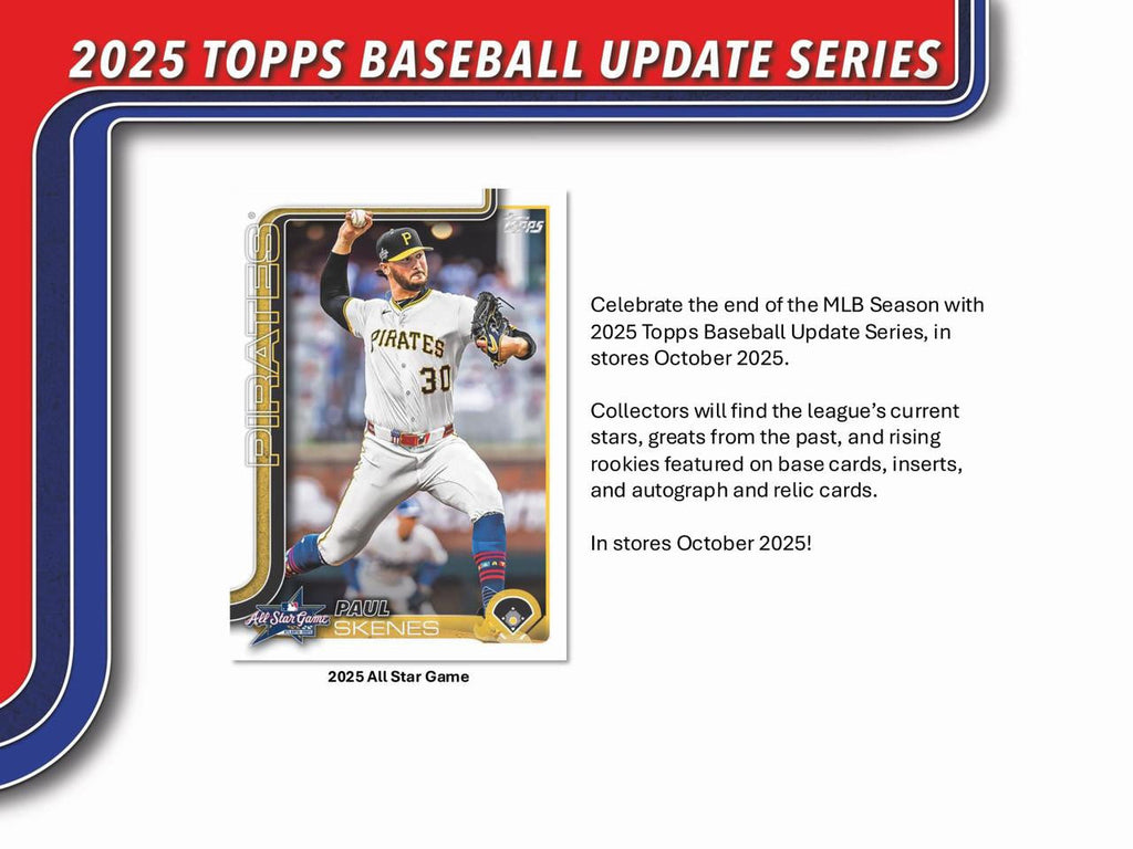Topps: MLB Baseball Update Series 2025 Retail Box - 20 Packs